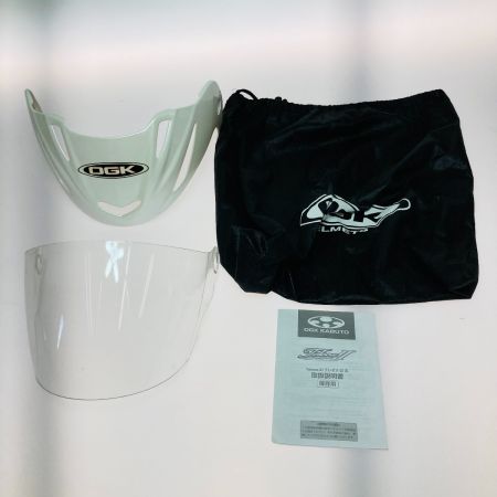  OGK Teleos-II テレオス2 バイクヘルメット Mサイズ 57-58cm ジェットヘルメット 使用感有