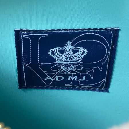  ADMJ トートバッグ マジックライト トリコット ダブル レザーハンドル ブラック