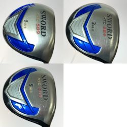 ◎◎ kasco キャスコ SWORD ATC589 1W 3FW 5FW ドライバー フェアウェイウッド 3本セット Cランク