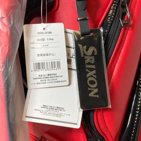  DUNLOP ダンロップ SRIXON スリクソン キャディバッグ 10型 3.8kg 4分割 GGC-S188 レッド