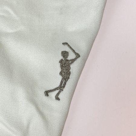  MARK&LONA マークアンドロナ グローブパッチ スカル刺繍 ストレッチ ゴルフパンツ Mサイズ メンズ ML-16S-T01 ホワイト