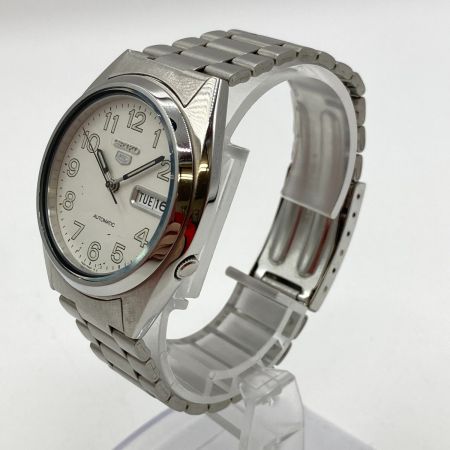  SEIKO セイコー ５ ファイブ 自動巻き 腕時計 文字盤ホワイト 7S26-0550 本体のみ