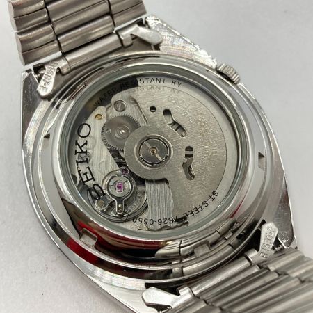  SEIKO セイコー ５ ファイブ 自動巻き 腕時計 文字盤ホワイト 7S26-0550 本体のみ