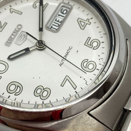  SEIKO セイコー ５ ファイブ 自動巻き 腕時計 文字盤ホワイト 7S26-0550 本体のみ