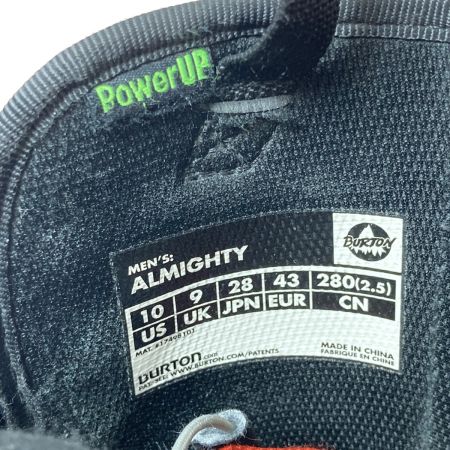  BURTON バートン ALMIGHTY オールマイティ スノーボードブーツ 28cm