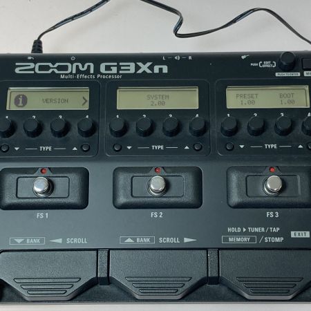  ZOOM ズーム G3Xn ギター用 マルチエフェクター 通電のみ確認 ジャンク