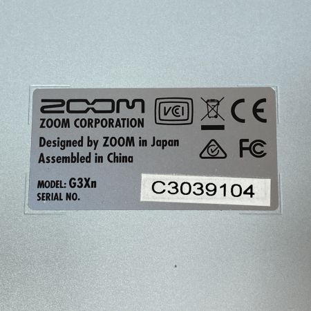  ZOOM ズーム G3Xn ギター用 マルチエフェクター 通電のみ確認 ジャンク