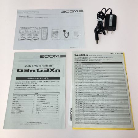  ZOOM ズーム G3Xn ギター用 マルチエフェクター 通電のみ確認 ジャンク