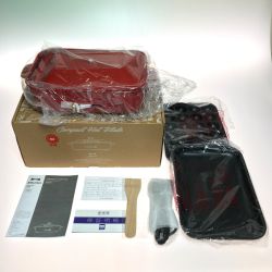 ◎◎ BRUNO ブルーノ コンパクトホットプレート  プレート2種類　 BOE021-RD Sランク