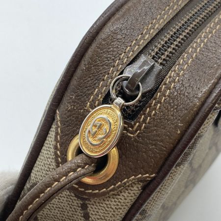  GUCCI グッチ オールドグッチ シェリーライン GGスプリーム 斜め掛け ショルダーバッグ 007 58 6112 ブラウン