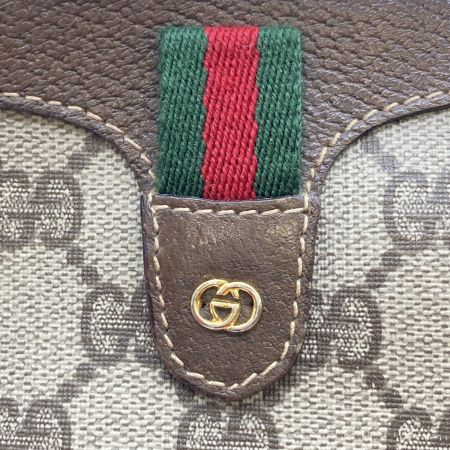 GUCCI グッチ オールドグッチ シェリーライン GGスプリーム 斜め掛け ショルダーバッグ 007 58 6112 ブラウン