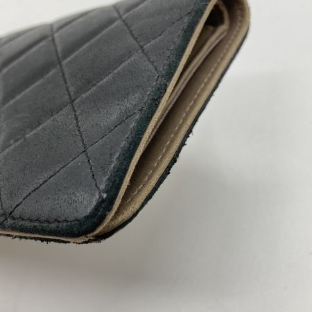  CHANEL シャネル マトラッセ 長財布 ブラック