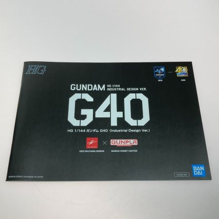  バンダイ ガンプラ HG 1/144 ガンダムG40 Industrial Design Ver. 未組立 プラモデル 