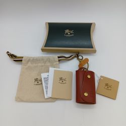◎◎ IL BISONTE イルビゾンテ キーケース レザー 54324-0-4150 ブラウン Sランク