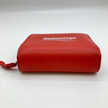  BALENCIAGA バレンシアガ バレンシアガ エブリデイ 二つ折り財布 箱付 516366・6501 レッド