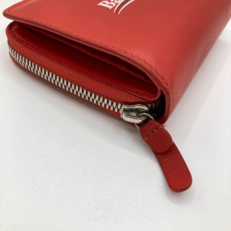  BALENCIAGA バレンシアガ バレンシアガ エブリデイ 二つ折り財布 箱付 516366・6501 レッド