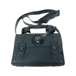 ◎◎ Hi Tek Designs London Alexander ハイテック 黒電話 ショルダーバッグ ブラック Cランク