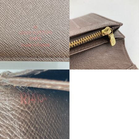  LOUIS VUITTON ルイヴィトン ダミエ ポルトフォイユ ブラザ 長財布 N60017 ブラウン