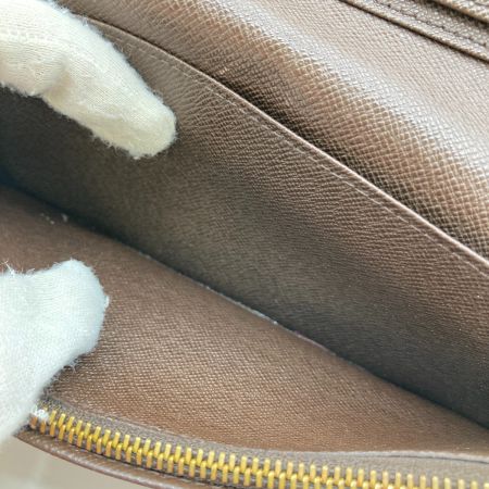  LOUIS VUITTON ルイヴィトン ダミエ ポルトフォイユ ブラザ 長財布 N60017 ブラウン