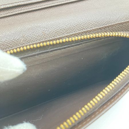  LOUIS VUITTON ルイヴィトン ダミエ ポルトフォイユ ブラザ 長財布 N60017 ブラウン