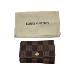 ◎◎ LOUIS VUITTON ルイヴィトン ダミエ ミュルティクレ6 6連キーケース N62630 ブラウン Bランク