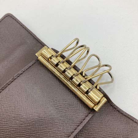  LOUIS VUITTON ルイヴィトン ダミエ ミュルティクレ6 6連キーケース N62630 ブラウン