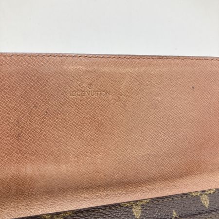  LOUIS VUITTON ルイヴィトン モノグラム ポルト 円 長札入れ M61820 ブラウン MI0970