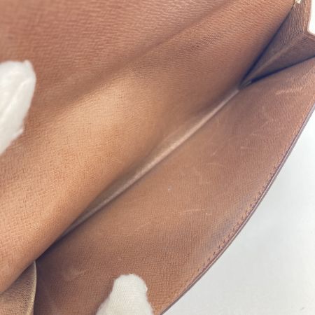  LOUIS VUITTON ルイヴィトン モノグラム ポルト 円 長札入れ M61820 ブラウン MI0970