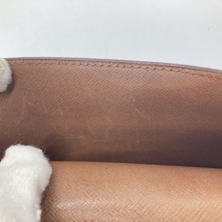  LOUIS VUITTON ルイヴィトン モノグラム ポルト 円 長札入れ M61820 ブラウン MI0970