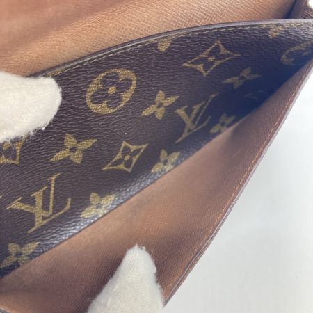  LOUIS VUITTON ルイヴィトン モノグラム ポルト 円 長札入れ M61820 ブラウン MI0970