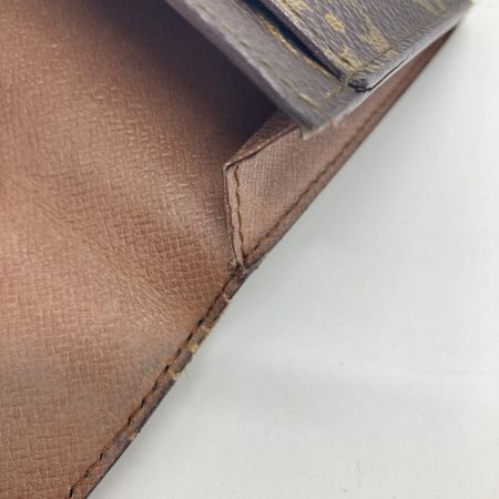  LOUIS VUITTON ルイヴィトン モノグラム ポルト 円 長札入れ M61820 ブラウン MI0970