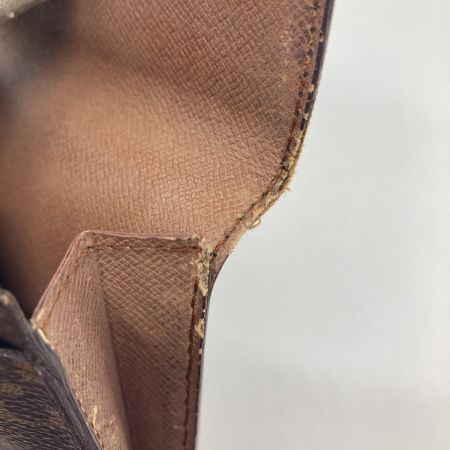  LOUIS VUITTON ルイヴィトン モノグラム ポルト 円 長札入れ M61820 ブラウン MI0970