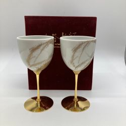 ◎◎  九谷焼 九谷物語 ワインカップ ワイングラス KUTANIペア Aランク