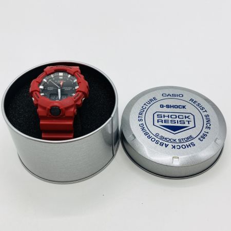  CASIO カシオ G-SHOCK ジーショック クォーツ メンズ 腕時計 GA-800-4AJF レッド ケース付