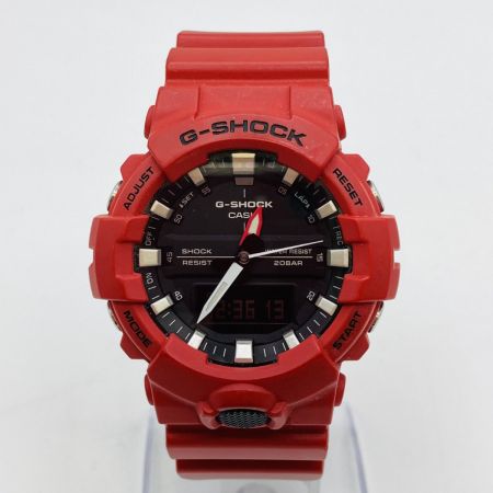  CASIO カシオ G-SHOCK ジーショック クォーツ メンズ 腕時計 GA-800-4AJF レッド ケース付