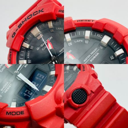  CASIO カシオ G-SHOCK ジーショック クォーツ メンズ 腕時計 GA-800-4AJF レッド ケース付