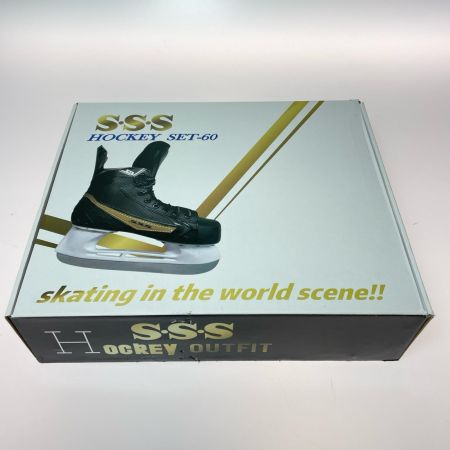 SSS スリーエス アイスホッケー靴 スケート靴 SET-60 24cm 箱付