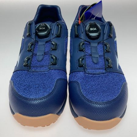  MIZUNO ミズノ ワークシューズ 安全靴 26.5cm オールマイティ LS II 52L BOA F1GA220214 ネイビー x ホワイト