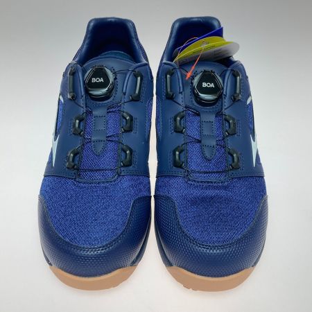  MIZUNO ミズノ ワークシューズ 安全靴 26.5cm オールマイティ LS II 52L BOA F1GA220214 ネイビー x ホワイト