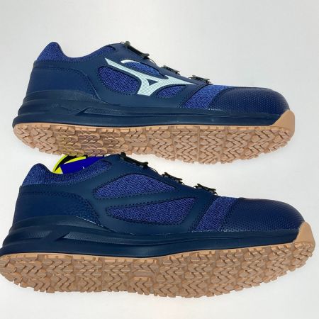  MIZUNO ミズノ ワークシューズ 安全靴 26.5cm オールマイティ LS II 52L BOA F1GA220214 ネイビー x ホワイト