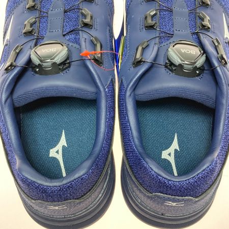  MIZUNO ミズノ ワークシューズ 安全靴 26.5cm オールマイティ LS II 52L BOA F1GA220214 ネイビー x ホワイト
