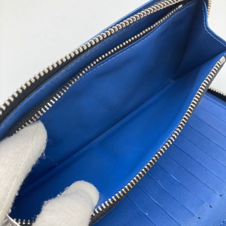  LOUIS VUITTON ルイヴィトン ダミエ・グラフィット ジッピー・ウォレット ヴェルティカル 長財布 N63305 ブルー