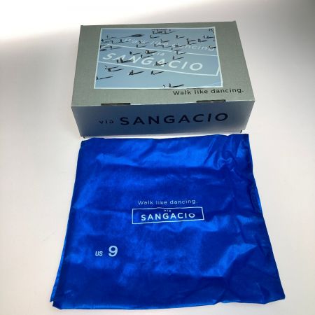  Via SANGACIO にゅ～ず MOM GRAY スニーカー 27.0cm 箱付 グレー