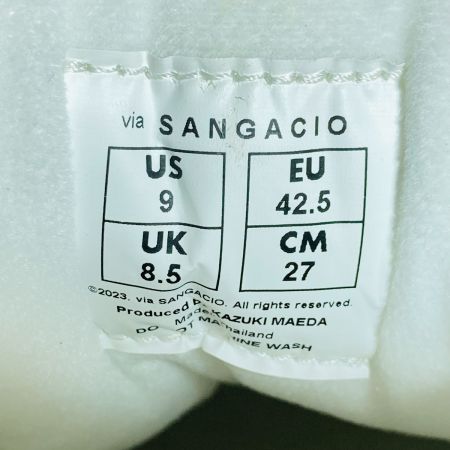  Via SANGACIO にゅ MOM GRAY にゅ～ず MOM GREIGE スニーカー 27.0cm 箱付 グレー