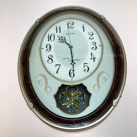  SEIKO セイコー 掛時計 電波 メロディ 時計 ウェーブシンフォニー AM259B