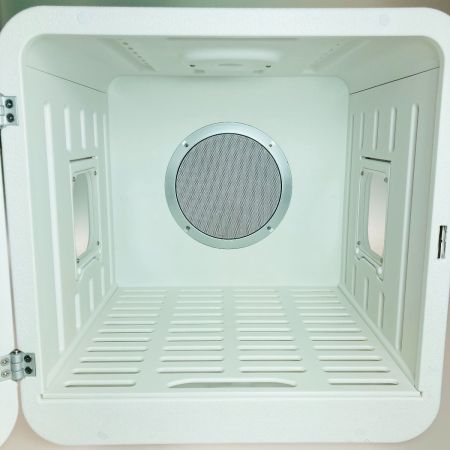   スマート ペットドライヤー ペット用  乾燥ルーム ドライヤー HG-400 45x46x52cm ニオイ・汚れ有 現状品