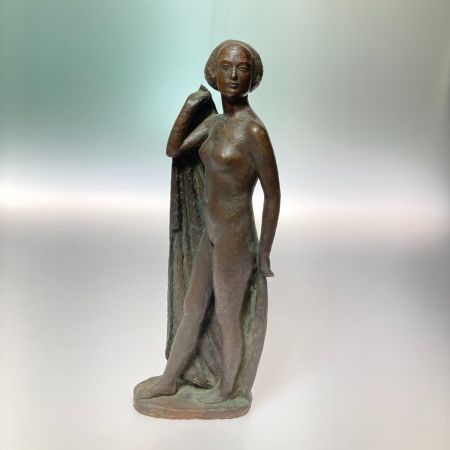   藤井浩祐 裸婦像 彫刻 ブロンズ 台付