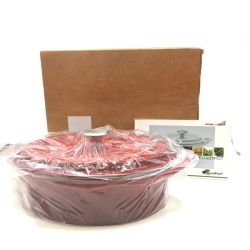 ◎◎ GoodPlus＋  キャストポット オーバル26㎝レッド(鉄鋳物ホーロー鍋) Sランク