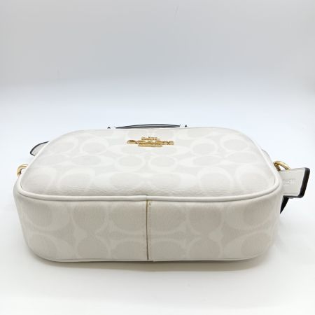  COACH コーチ ミニ ジェイミー カメラ バッグ シグネチャー ショルダーポーチ C9926 ホワイト