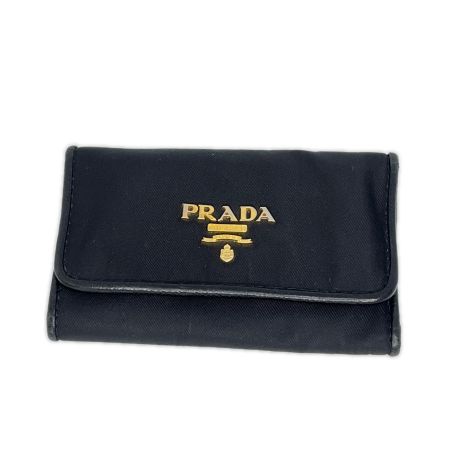 PRADA プラダ ナイロン 6連キーケース ブラック
